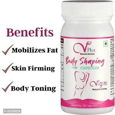 Vigini Plus 100% Natural Actives Bust Breast Body Toner Enhancement Growths  Enlargement Shaping Capsule for Women With Safe  Powerful Herbal Ayurveda Ingredients 30 Capsule-thumb4