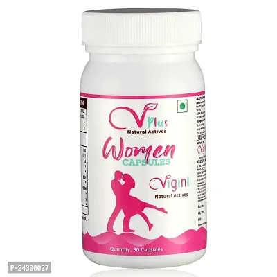 Vigini 100% Natural Actives Sexual Stamina Booster Capsule Women Arousal Regain Vaginal tone unlike Tablet Oil use with Vaginal Titghening Whitening Lubricant Cream Gel