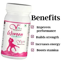 Vigini 100% Natural Actives Sexual Stamina Booster Capsule Women Arousal Regain Vaginal tone unlike Tablet Oil use with Vaginal Titghening Whitening Lubricant Cream Gel-thumb3