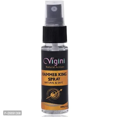 Vigini CFC Free Water Based Hammer King Deodorant Delay Transferable Spray Long Last for Men increase time Growth Performance 30ml-thumb0