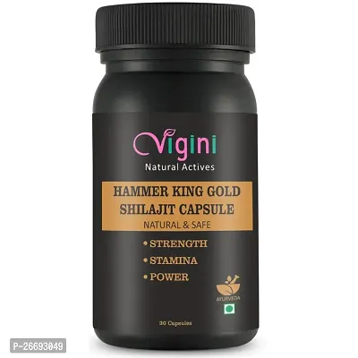 Vigini Plus 100% Natural Actives Hammer King Gold Shilajit Ling Long Penis Enlargement Performance Power Energy Sexual Stamina Capsules Effective Libido Testosterone Booster Sperm Increase