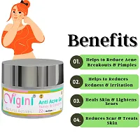 Vigni 22% Actives Anti Acne Face Spot Day Night Cream Gel 50g |Neem Honey Cinnamon Niacinamide Tea Tree Skin Pimples Scars Blackheads Removal Men Women Girl Boys-thumb3