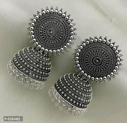 Trendy Beautiful Brass Jhumkas Earrings
