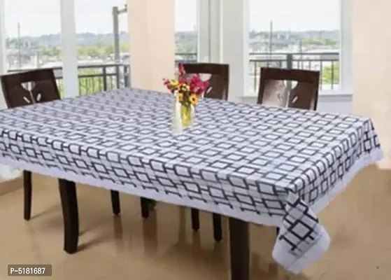 4 Seater Dining Table Cover (Size- 45x70 Inch.) Design-6 (Grey Box)