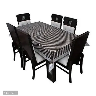 4 Seater Dining Table Cover (Size- 45x70 Inch.) Design-9 (Polka Dots)