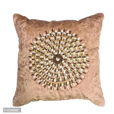 Mandala Design Cushion Cover (Size-16x16 Inch.)Set Of 5 Piece (Fawn Color)