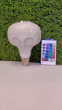Smart LED Music Light Bulb with Bluetooth Remote Controller Smart Bulb (Pack Of 1)-thumb2