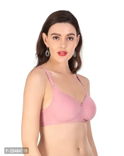 Stylish Multicoloured Cotton Blend Bra For Women Pack Of 3-thumb3