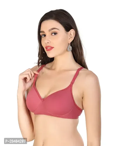 Stylish Multicoloured Cotton Blend Bra For Women Pack Of 3-thumb4