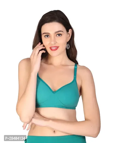 Stylish Multicoloured Cotton Blend Bra For Women Pack Of 3-thumb5