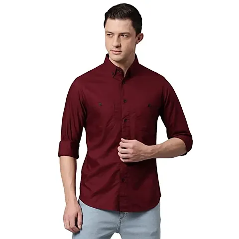 Stylish Men Long Sleeves Formal Shirt