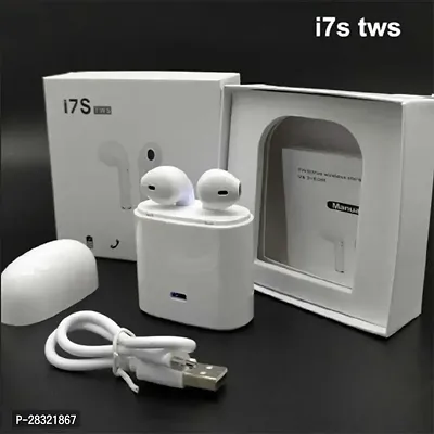 Classic White Earbuds With Microphone