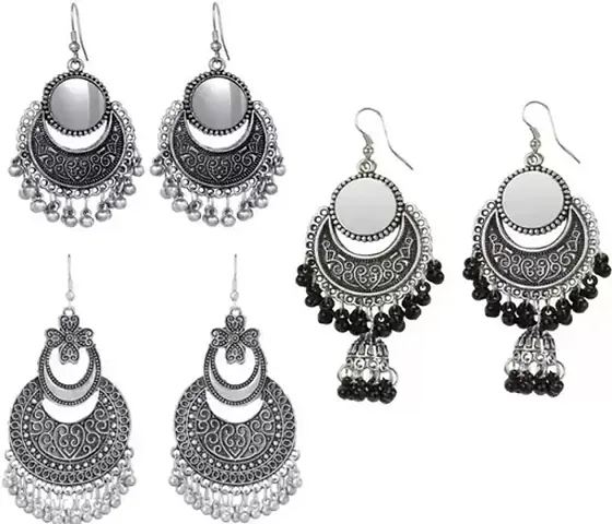 Stylish Alloy Chandbalis For Women And Girl Pack Of 3