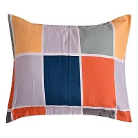 160TC Supersoft Glace Cotton Flat Single Bedsheet with 1 Pillow Cover (Multicolour, 60 x 90 Inch)-thumb3