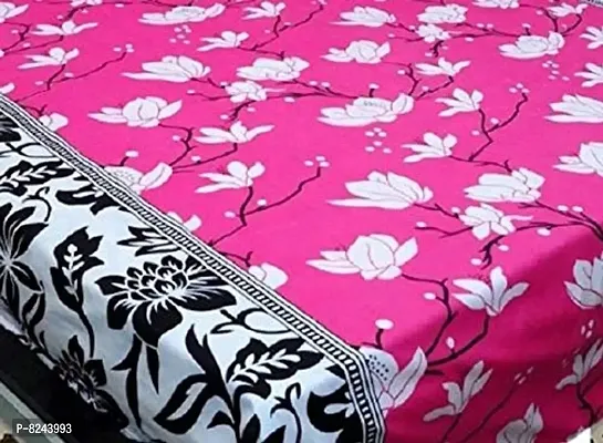 Classic Polycotton Printed Double Bedsheet with Pillow Covers-thumb2