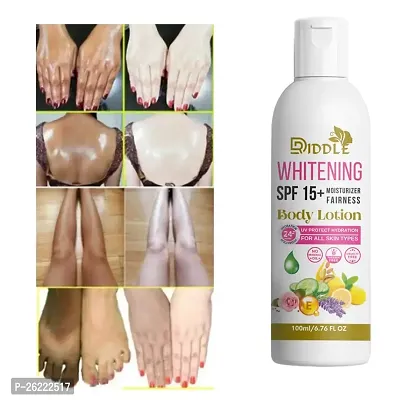 DRIDDLE Whitening Body Lotion On SPF25+ Skin Lighten  Brightening Body Lotion Cream (100 ml) Pack Of 1-thumb4