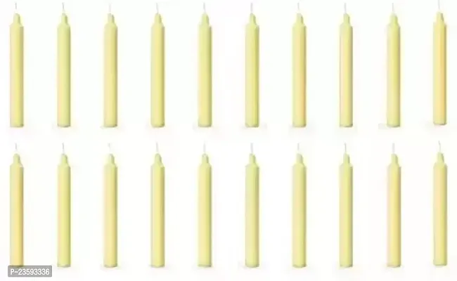 Plain Stick Candles For Home Decor, Birthday, Diwali, Party Candle Candle Pack Of 10