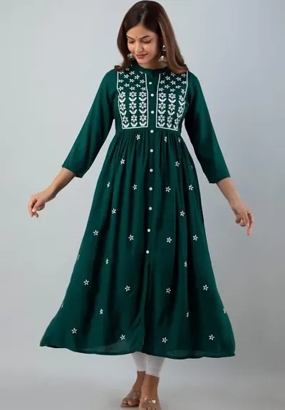 Stylish Fancy Rayon Kurta For Women