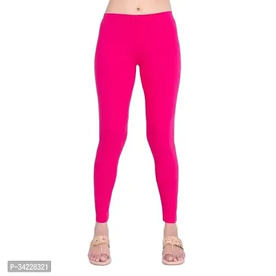 Stylish Polyester Solid Leggings For Women-thumb0