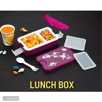 Premium Quality Plastic Lunch Boxes Pack Of 1