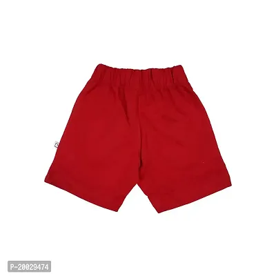 Gingerbread Pure Cotton Solid Shorts for Boys-thumb2
