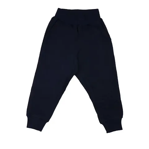 GingerBread Pure Cotton Solid Jogger Track Pants For Boys