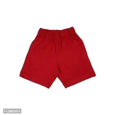 Gingerbread Pure Cotton Solid Shorts for Boys-thumb0