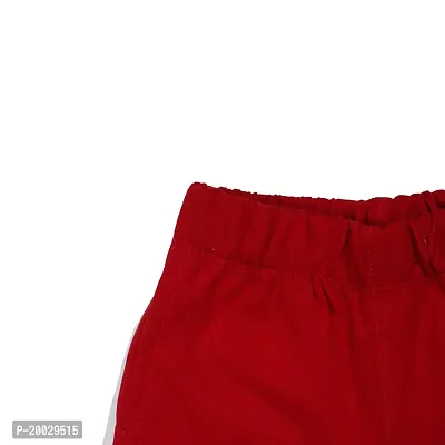 Gingerbread Pure Cotton Solid Shorts for Girls-thumb3