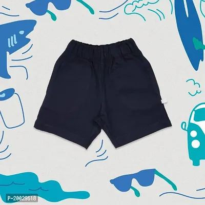 Gingerbread Pure Cotton Solid Shorts for Boys-thumb3