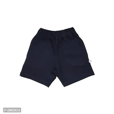 Gingerbread Pure Cotton Solid Shorts for Boys-thumb0