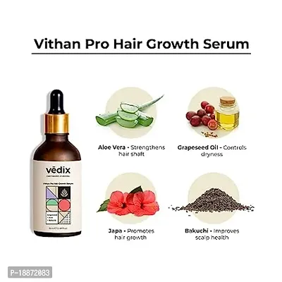 Vedix Ayurvedic Hair Fall Control Kit | Customized for Normal/Oily Hair - Normal-Oily Scalp  Straight Hair - Pack of 3 | Berberis  Banyan Anti Hair Fall Oil + Shampoo + Hair Growth Serum-thumb4