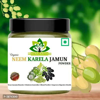 Neem Karela Jamun Powder for Sugar Control-thumb0