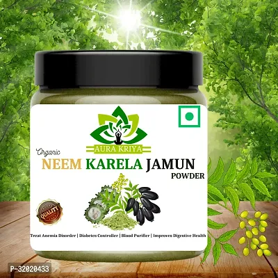 Karela Jamun Neem Powder for Sugar Control 100gm-thumb0