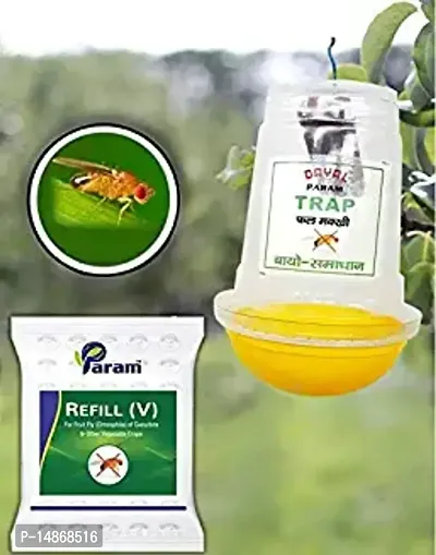 Buy Dayal Param Fruit Fly Trap For Vegetable Crops (5 Trap 10 Lure