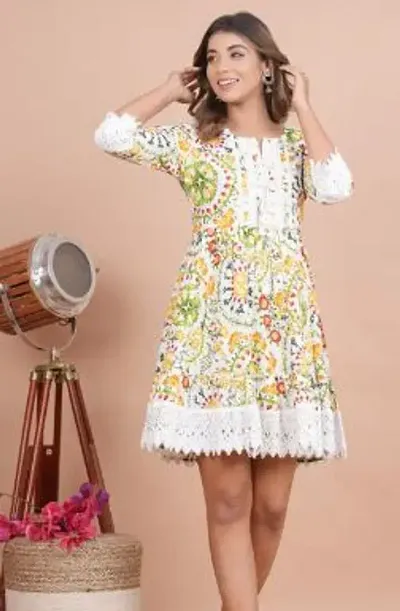 Stylish A-Line Dress For Women