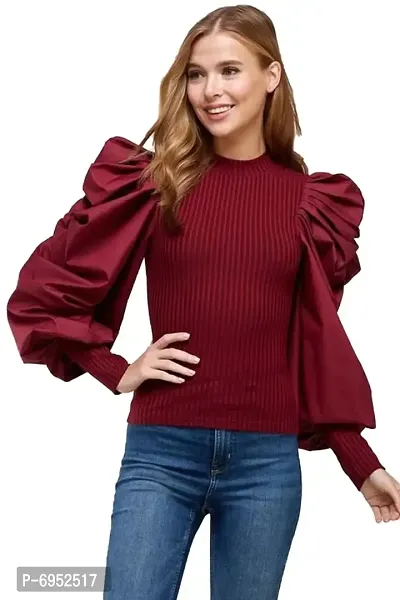 Puff Sleeve Top-thumb0