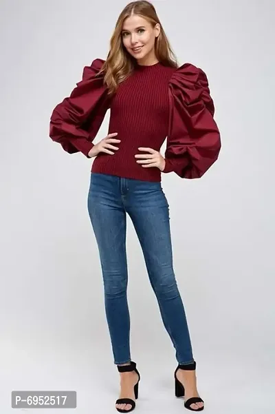 Puff Sleeve Top-thumb4