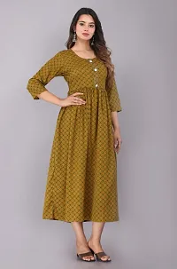 Stylish Crepe Printed Anarkali Gowns-thumb1