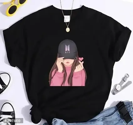 Black BTS T-shirt