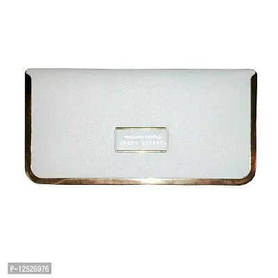 White Crystal Silver Tone Clutch Purse - OPW430 | JTV.com