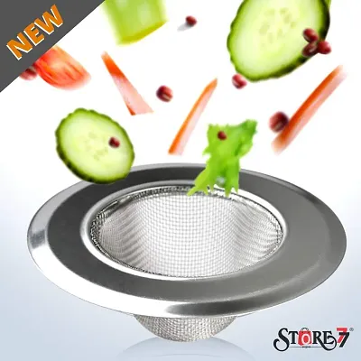 2 PCS Anti-Clogging Kitchen Sink Strainer and Kitchen Sink Stopper -  Stainless S