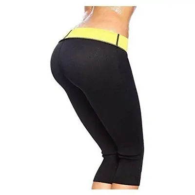 Wearslim Women Shapewear Pants for Workout Sweat Polymer Capri Leggings Waist  Trainer