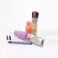 Color Pen with plastic Bottle 12 pc set sketch color pen / Color Pencils, Color Crayons, Sketch Pens-thumb1