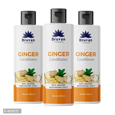 Ginger Conditioner For Hair Growth - Pack Of 3 (250 ml)