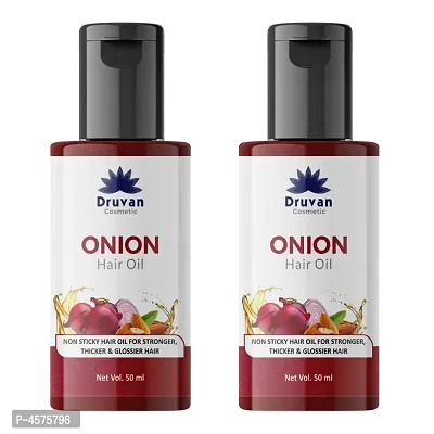 Onion Oil Hair Oil For Hair Stimulant, Mineral Oil, Silicones And Parabens - Pack Of 2 (50 ml)
