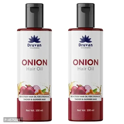 Onion Oil Hair Oil For Hair Stimulant, Mineral Oil, Silicones And Parabens - Pack Of 2 (100 ml)-thumb0