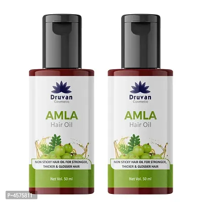 Amla Hair Oil For Perfect Shiny Strong And Beautiful Hair Pack Of 2 50 Ml Hair Care Hair Oil-thumb0