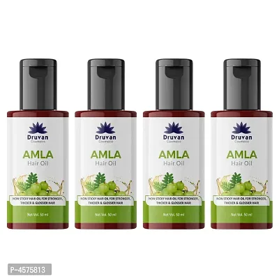 Amla Hair Oil For Perfect Shiny, Strong And Beautiful Hair - Pack Of 4 (50 ml)