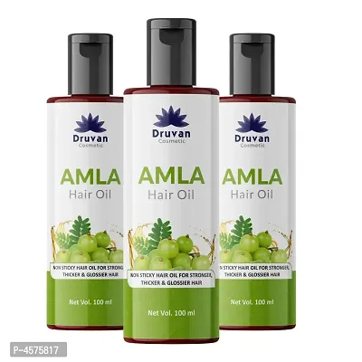 Amla Hair Oil For Perfect Shiny, Strong And Beautiful Hair- Pack Of 3 (100 ml)
