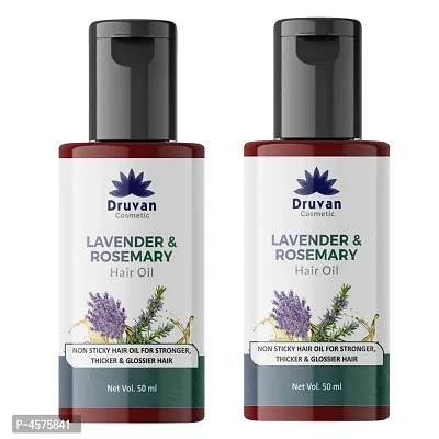 Lavender Rosemary Hair Oil For Healthy Hair - Pack Of 2 (50 ml)